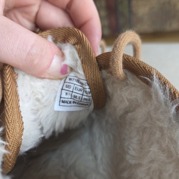 Tan Lace Up Boots - Picture 5 of 5